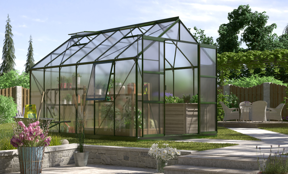 Vitavia Gewächshaus Jupiter 9900 HKP 4mm, smaragd