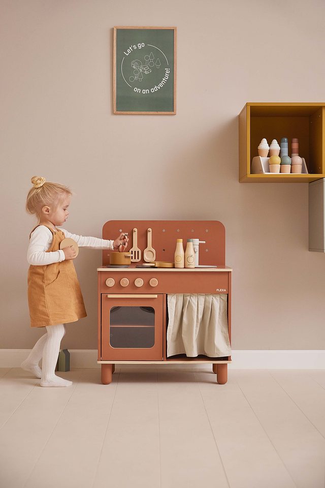 Flexa Play Imagine Küche rosa, Spielküche für Kinder