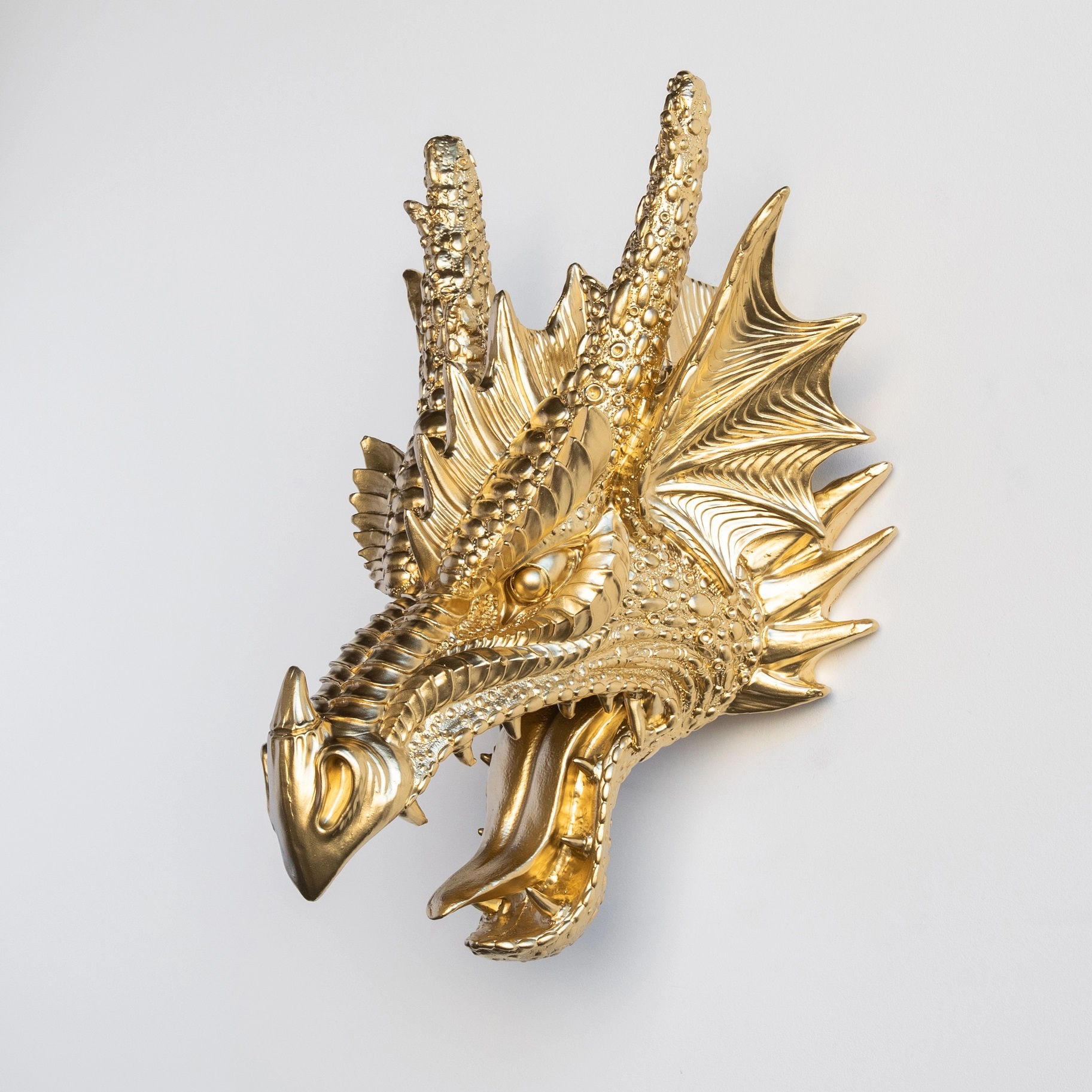 Drachenkopf Wanddeko