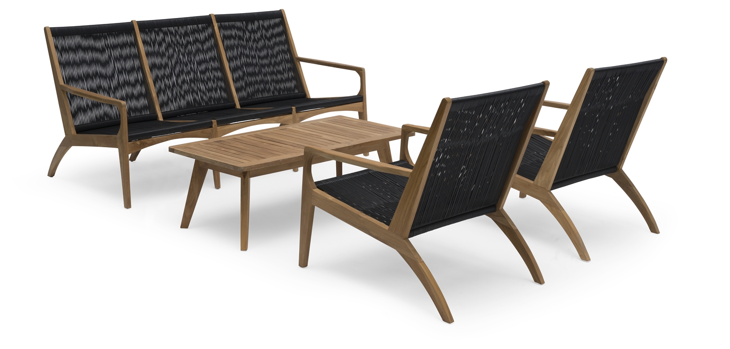 Ardernäs Teakholz-Loungetisch 120 x 60 cm