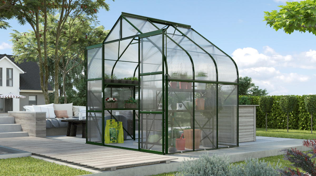 Vitavia Gewächshaus Diana 5000 HKP 4mm, smaragd