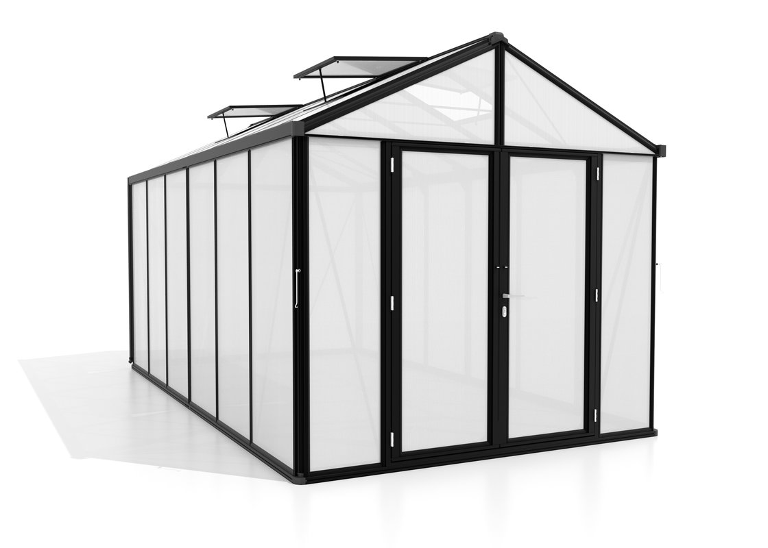 Vitavia Gewächshaus Zeus Comfort 11900 HKP 16mm, schwarz