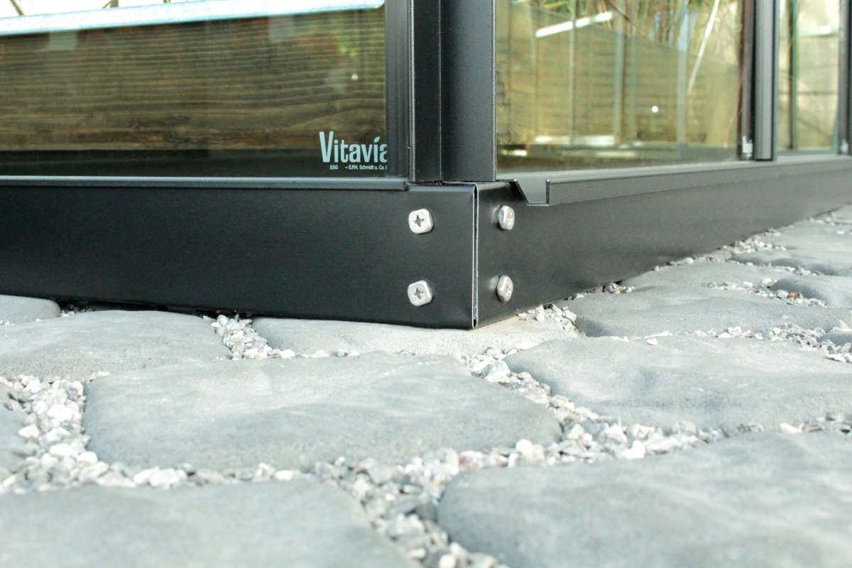 Vitavia Stahlfundamentrahmen 8300 Höhe 6 cm, schwarz