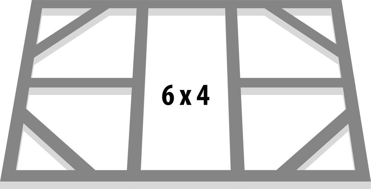 Fundamentbodenrahmen Globel 6x4
