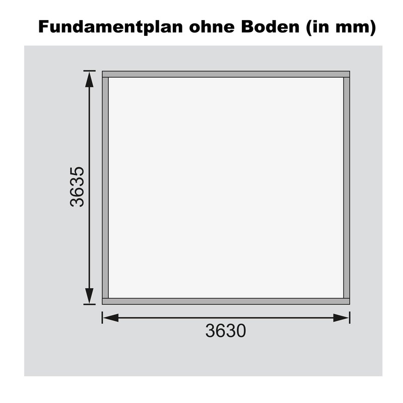 Gartenhaus Northeim 5 - 369x369 cm, 38 mm Holz naturbelassen, Karibu Gartenhaus Northeim 5 - 369x369 cm, 38 mm Holz naturbelassen, Karibu
