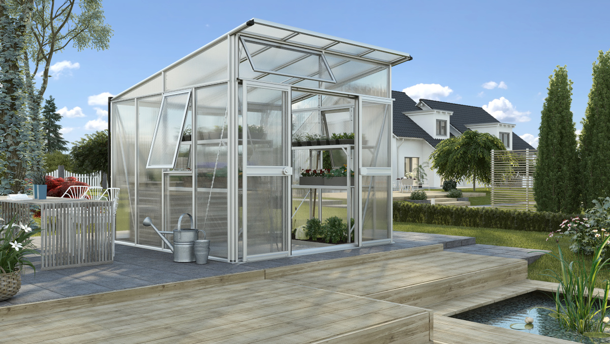 Vitavia Gewächshaus Aphrodite 7800 HKP 10mm, alu 