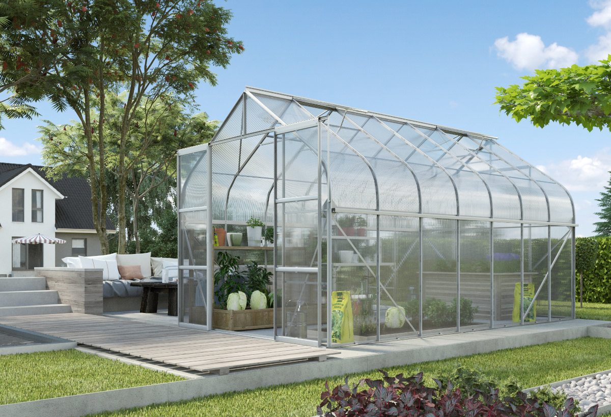 Vitavia Gewächshaus Diana 11500 HKP 4mm, alu