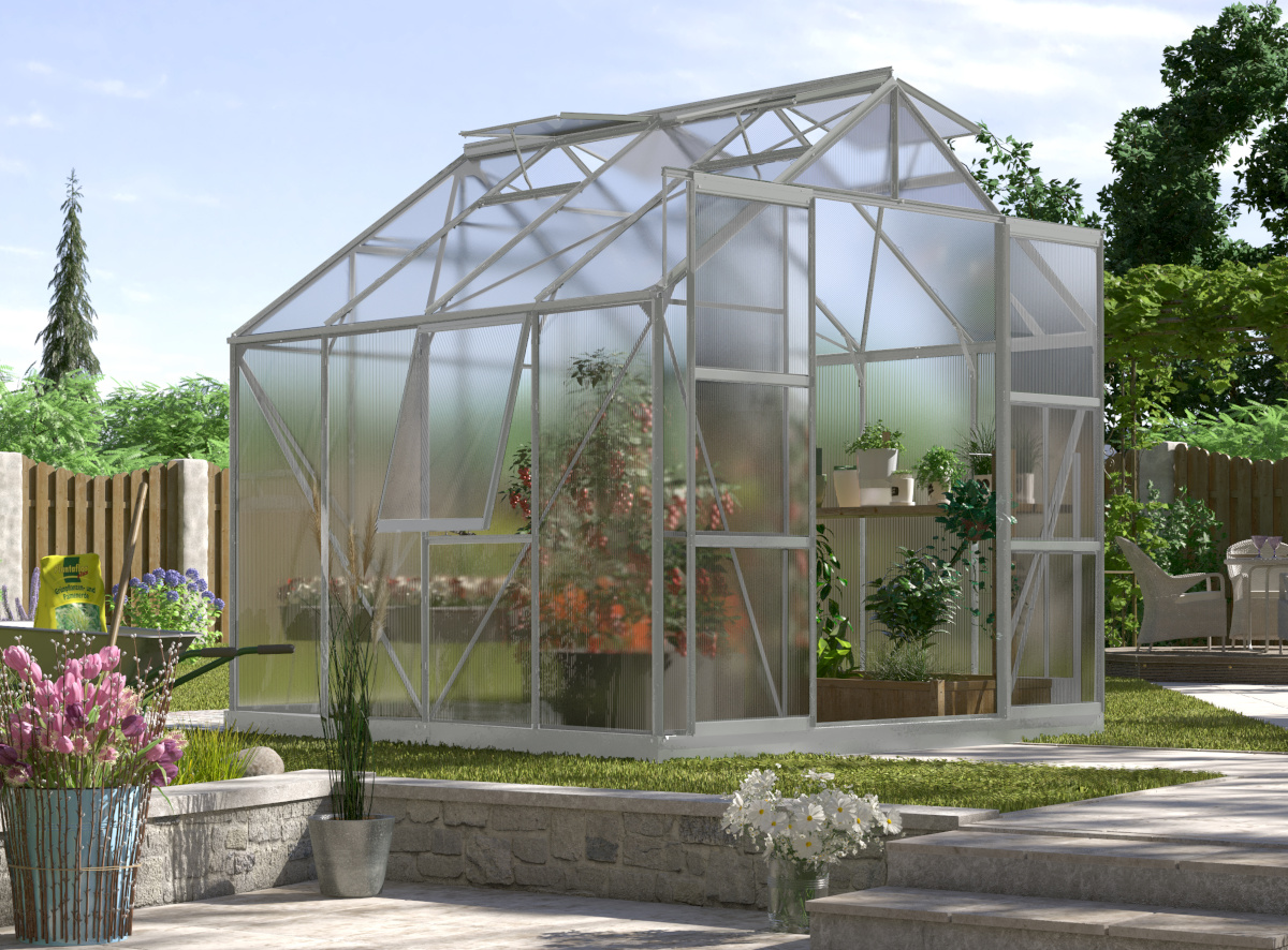 Vitavia Gewächshaus Jupiter 6700 HKP 6mm, alu