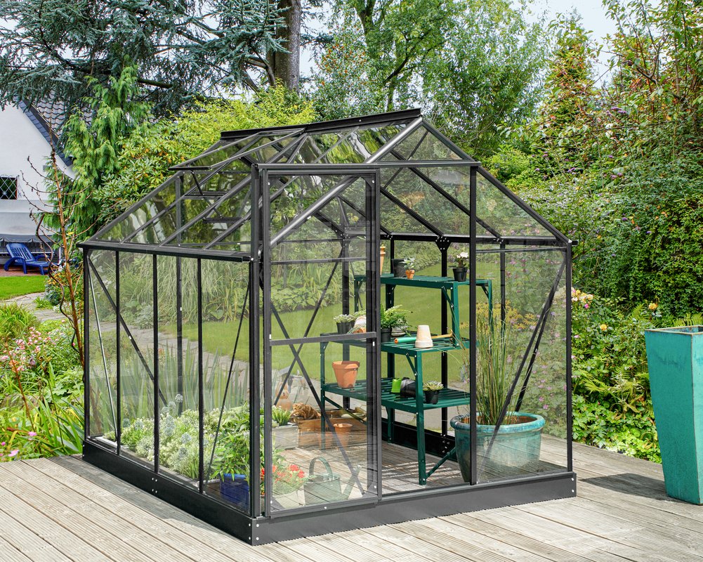 Vitavia Gewächshaus Triton 5000 ESG 3mm, schwarz