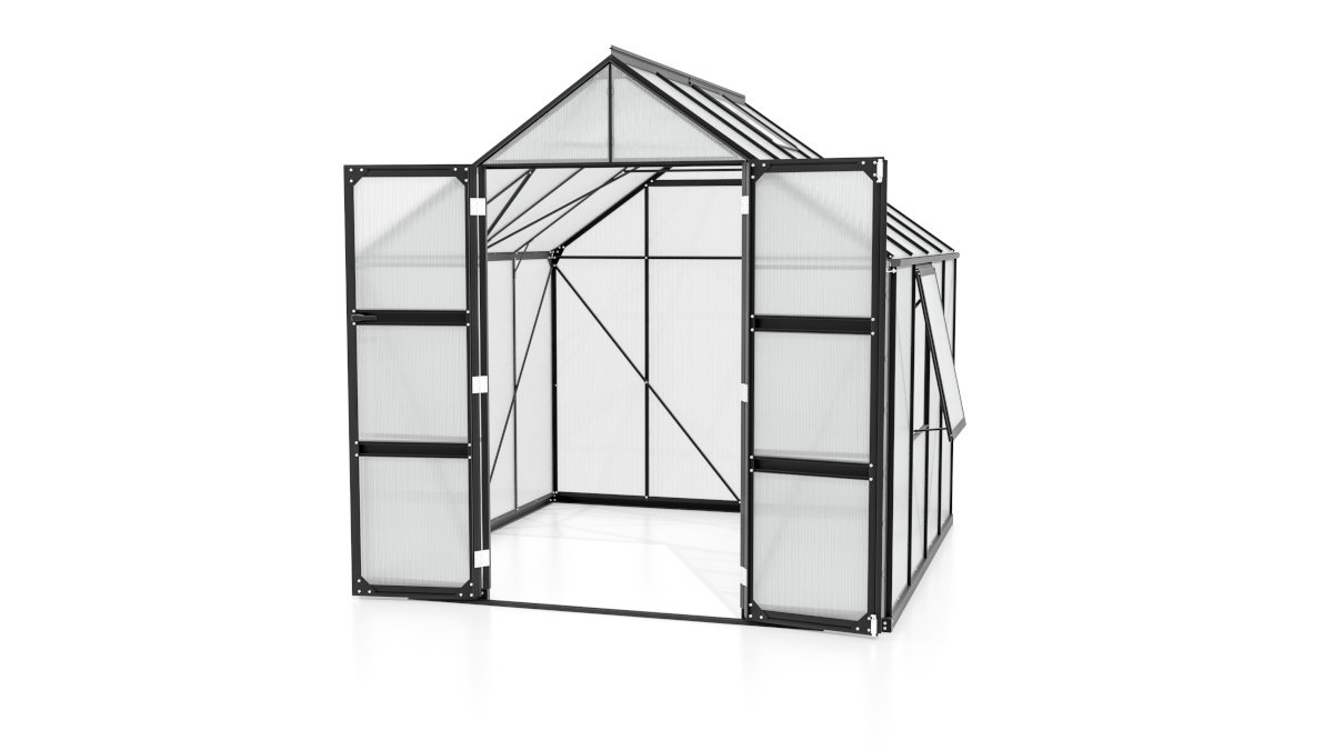 Vitavia Gewächshaus Olymp 6700 HKP6mm, schwarz