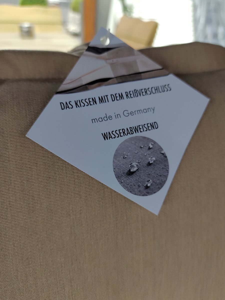 Auflage für Hochlehner"Sauerland Liso coco/integral" 127x56x9 cm