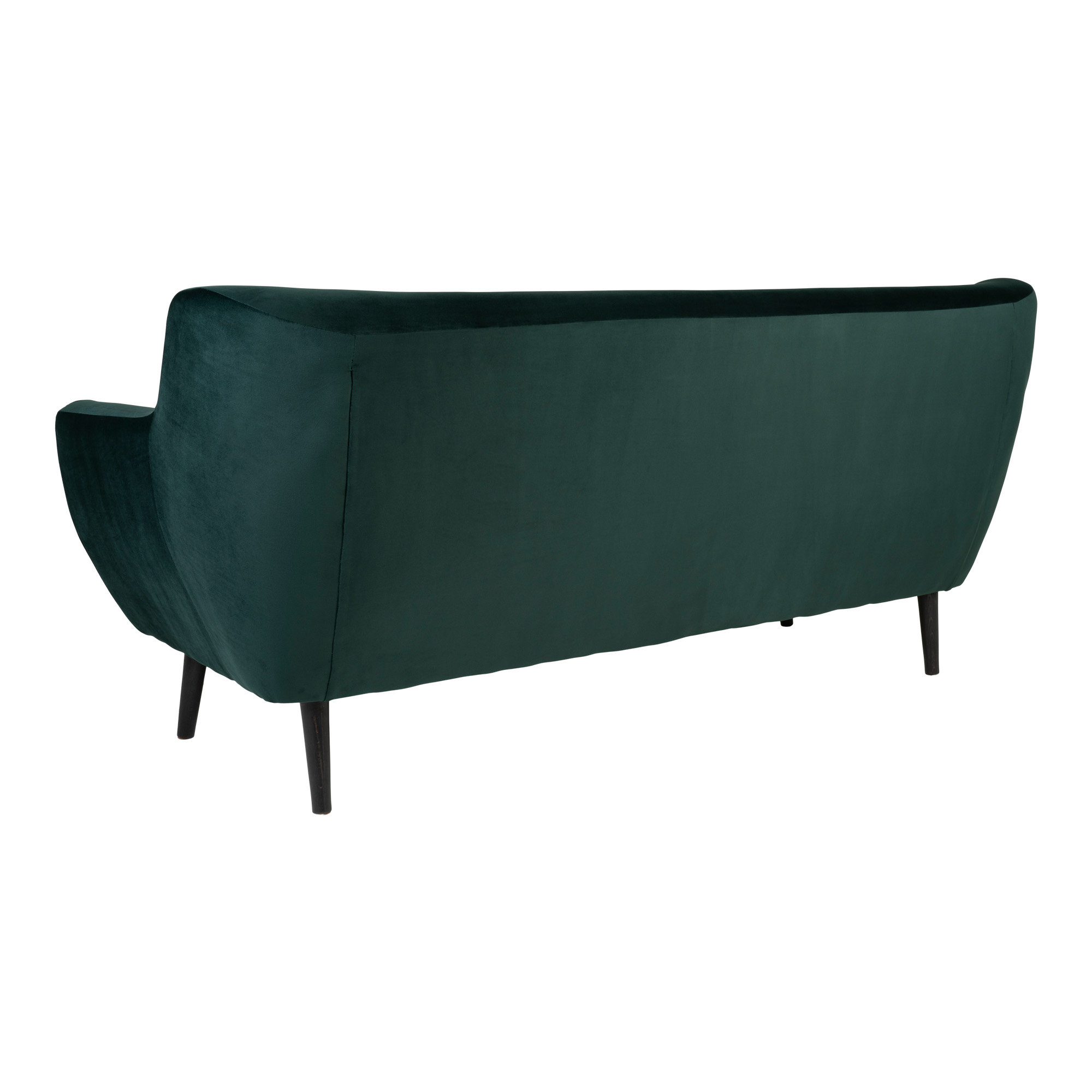 3 Sitzer Samt-Sofa - Monte, dunkelgrün