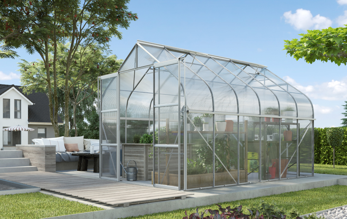 Vitavia Gewächshaus Diana 9900 HKP 4mm, alu