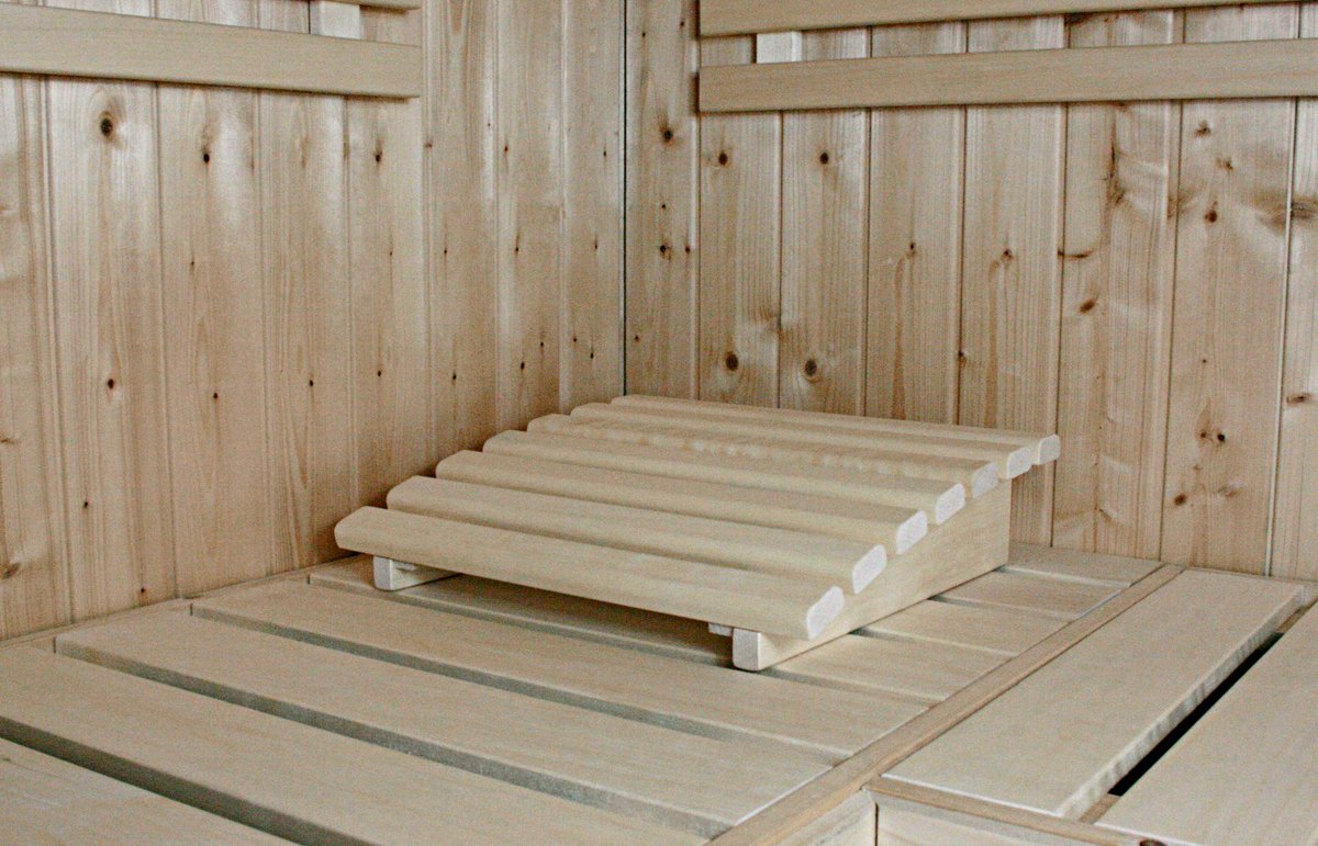 Sauna-Kopfstütze "PREMIUM", Espe