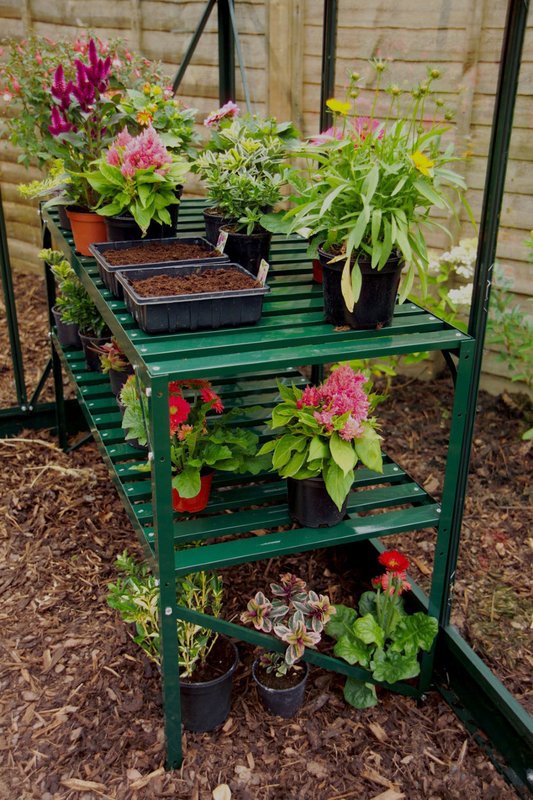 Vitavia Alutisch, 2 Ablagen, 121x54x76cm, smaragd