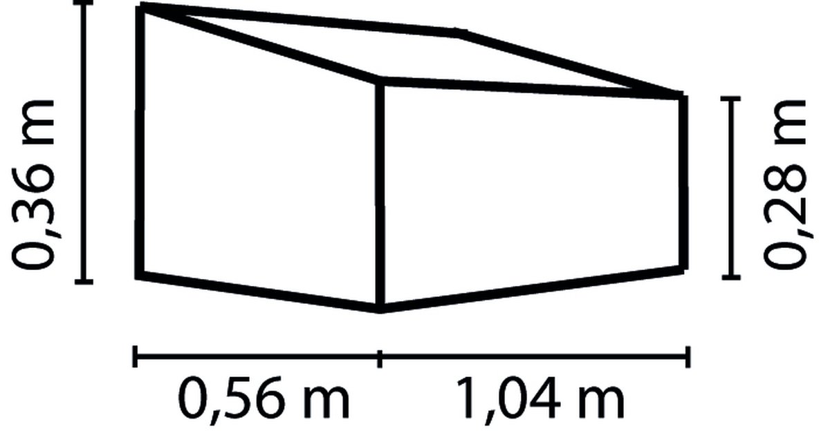 Pergart Frühbeet Feronia mit Aufstelldach, transparent