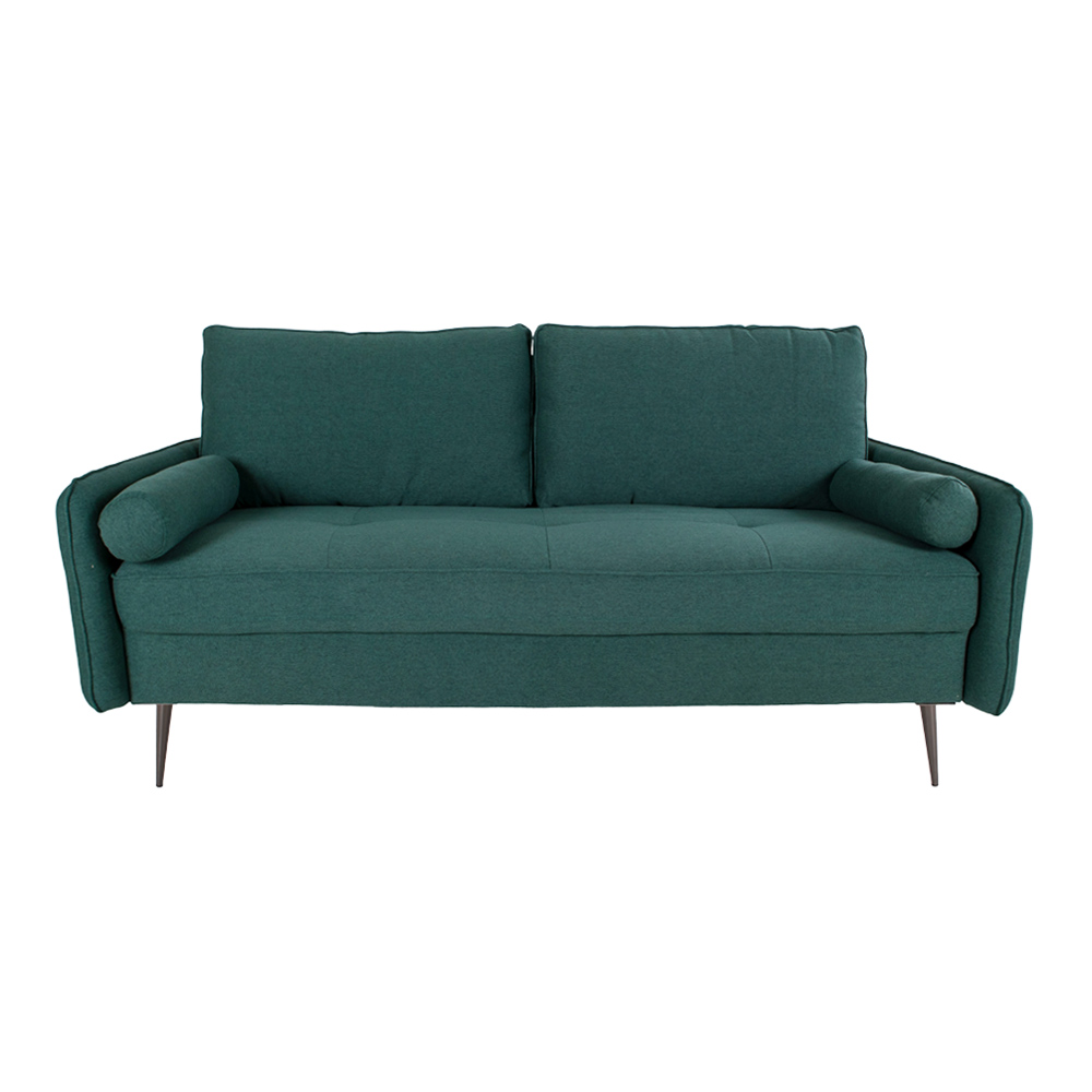 2,5 Sitzer Sofa - Imola, grün mit 2 Kissen