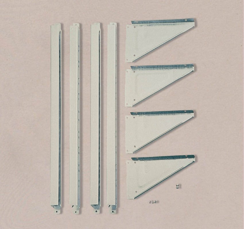Pergart Regalset ohne Böden für Gerätehäuser SS404