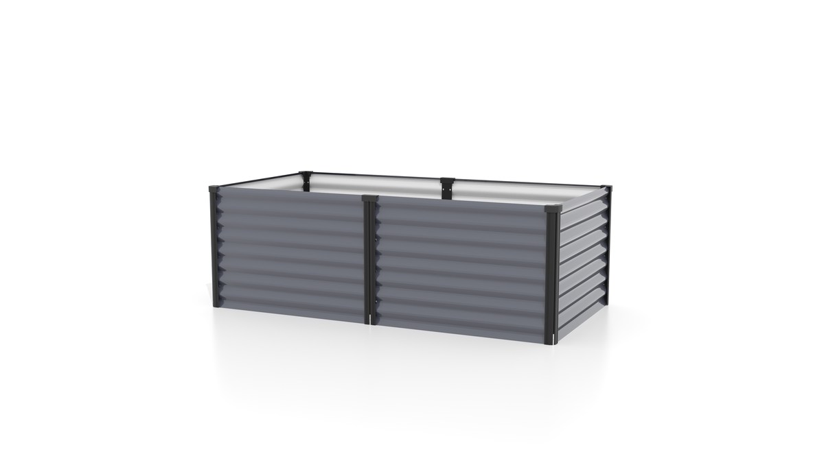 Vitavia Hochbeeet Linus 630, Zincalume granit/schwarz