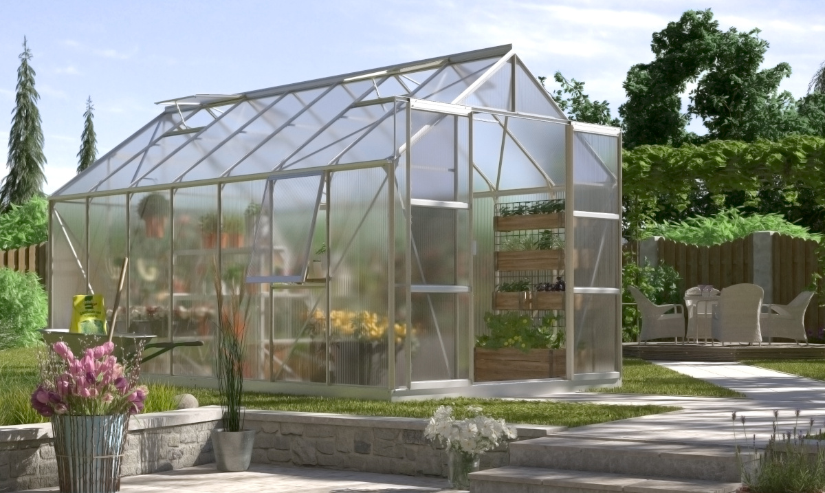 Vitavia Gewächshaus Jupiter 11500 HKP 6mm, alu