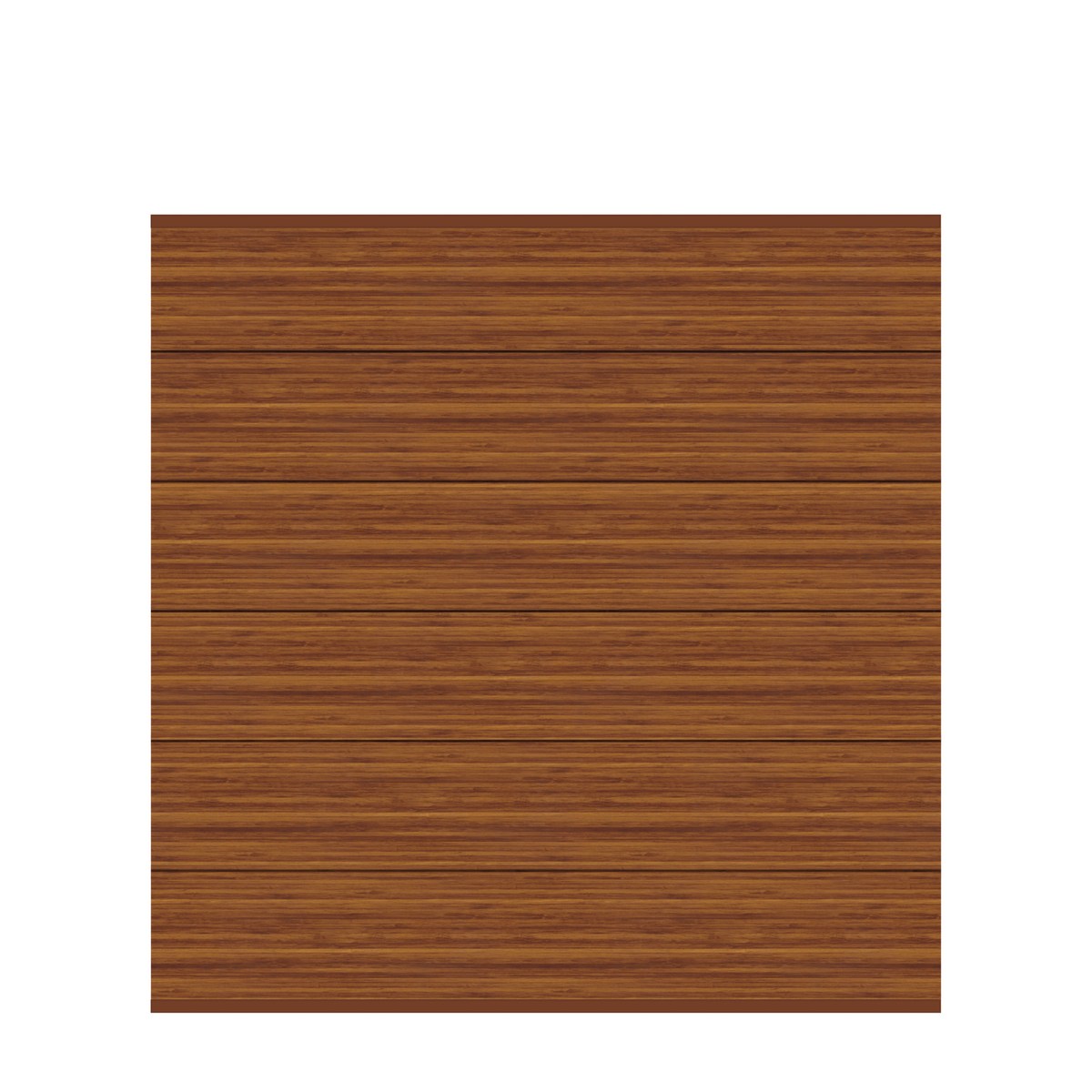 SYSTEM ALU XL Aluminium Zaunfeld-Set Bambus-Optik 178x184 cm Sichtschutz