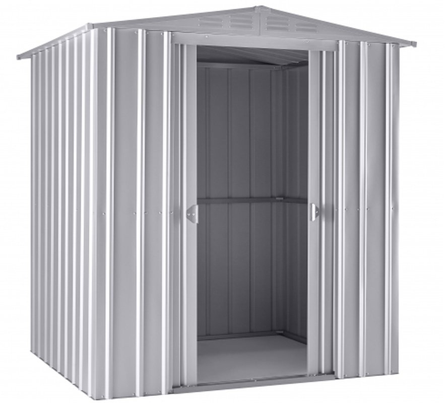 Gerätehaus Dream Gartenmanager 65, silber metallic 184 x 154 cm