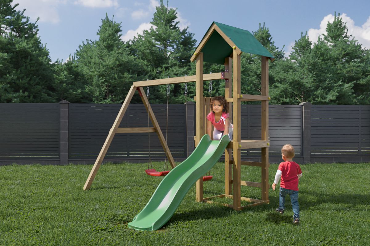 Fungoo Mini-Spielplatz LUCAS, kdi grün