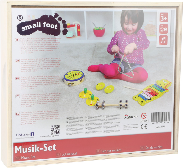 Musik-Set Giraffe, verschiedene Instrumente