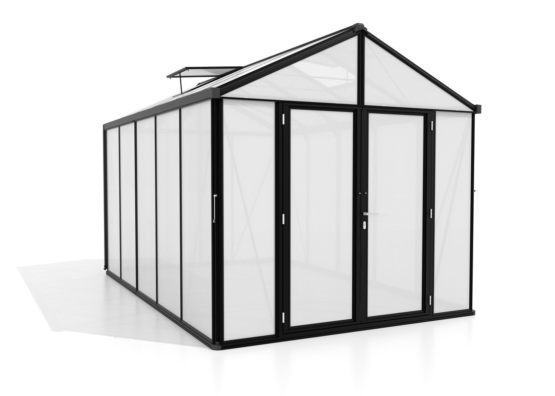 Vitavia Gewächshaus Zeus Comfort 10000 HKP 16mm, schwarz