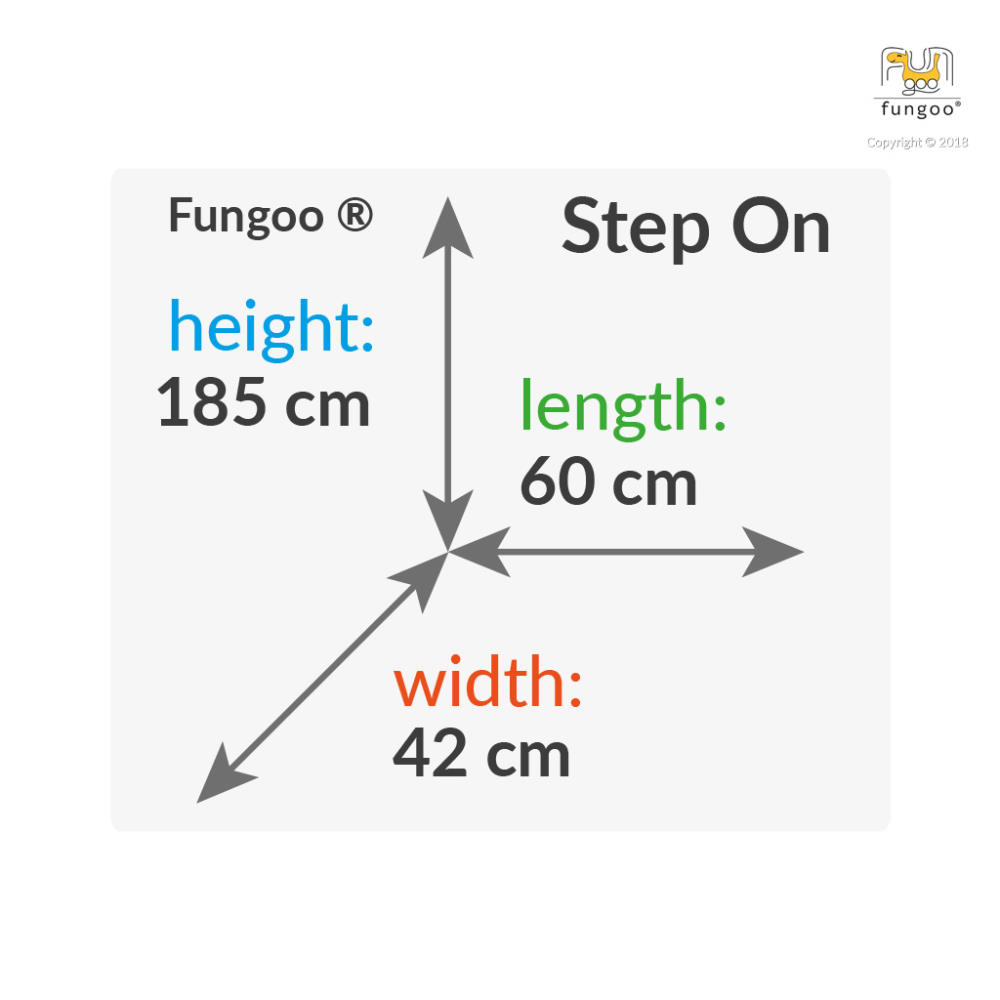 Fungoo Kletterwand-Modul STEP ON für Spieltürme, Teak-farben
