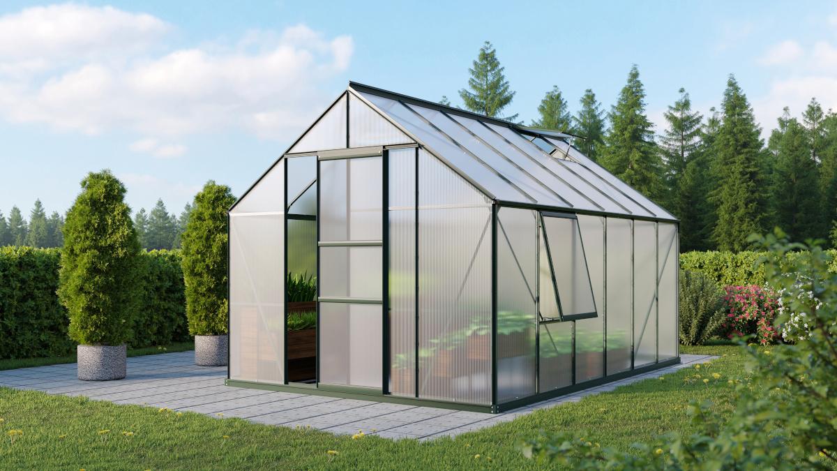 Vitavia Gewächshaus Meridian 1 9900 HKP 6mm, smaragd