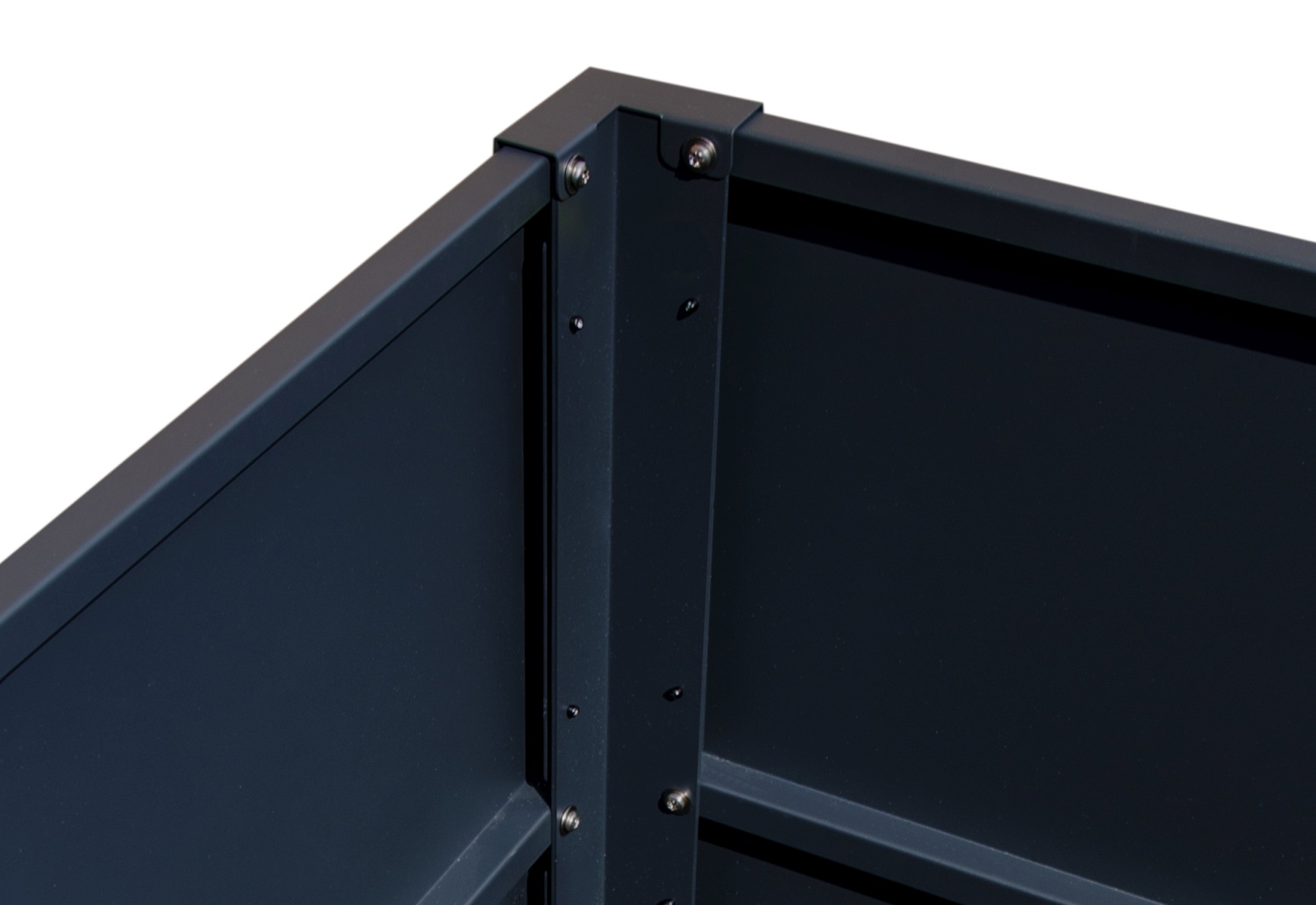 ELKE Metall-Hochbeet 100x50x77 cm, Stahl anthrazit