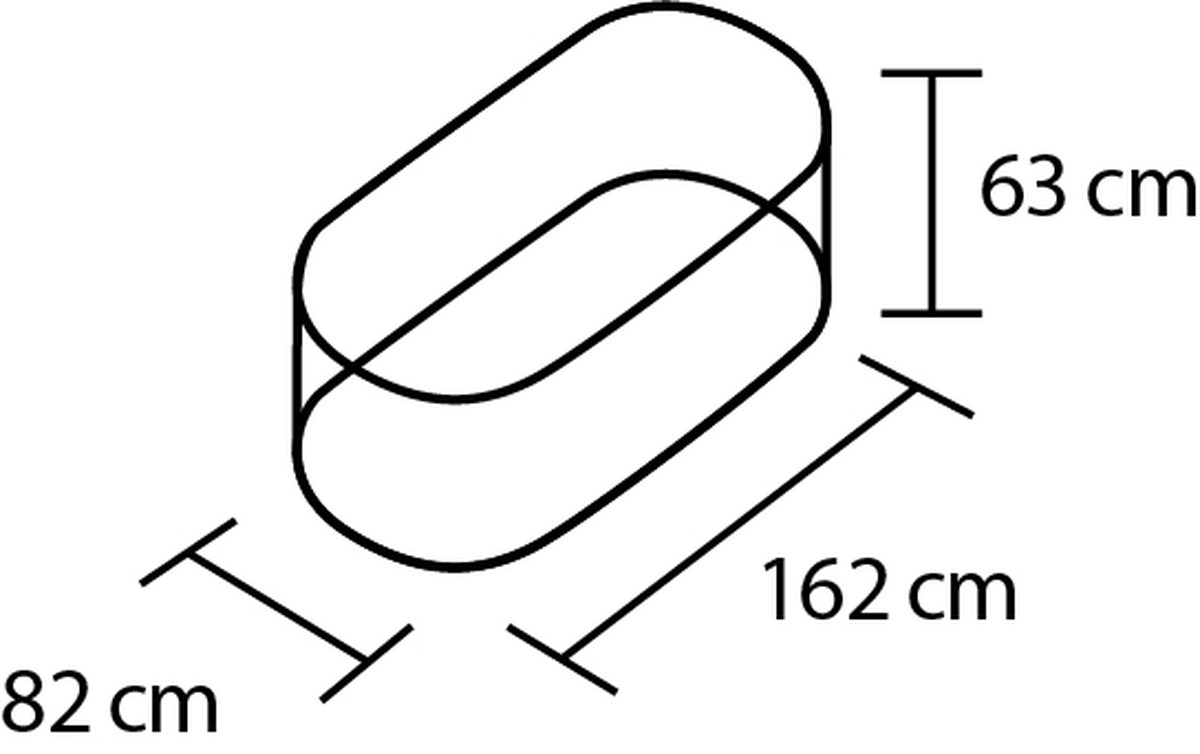 Vitavia Hochbeet Vita BASIC 630, schwarz