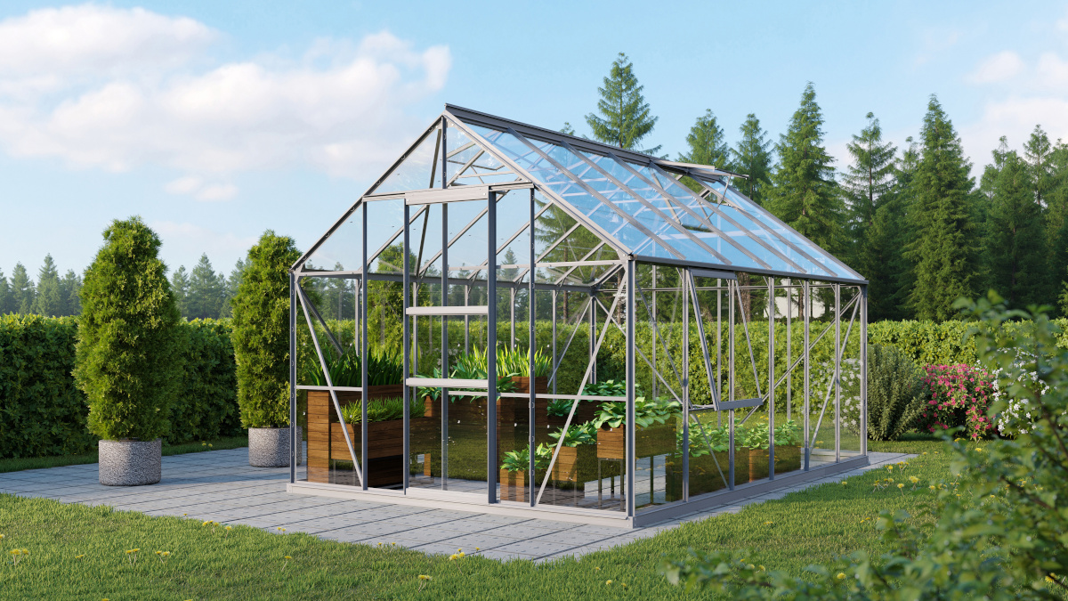 Vitavia Gewächshaus Meridian 1 9900 ESG3mm