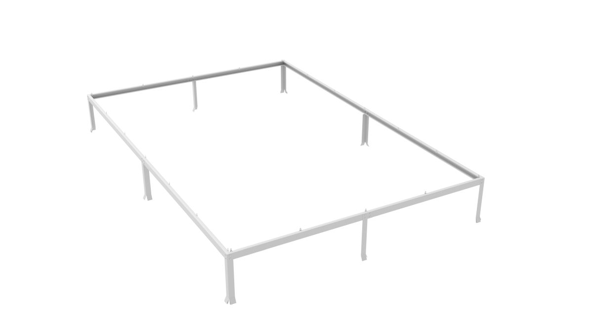 Vitavia Stahlfundamentrahmen 9900 Höhe 6 cm, alu