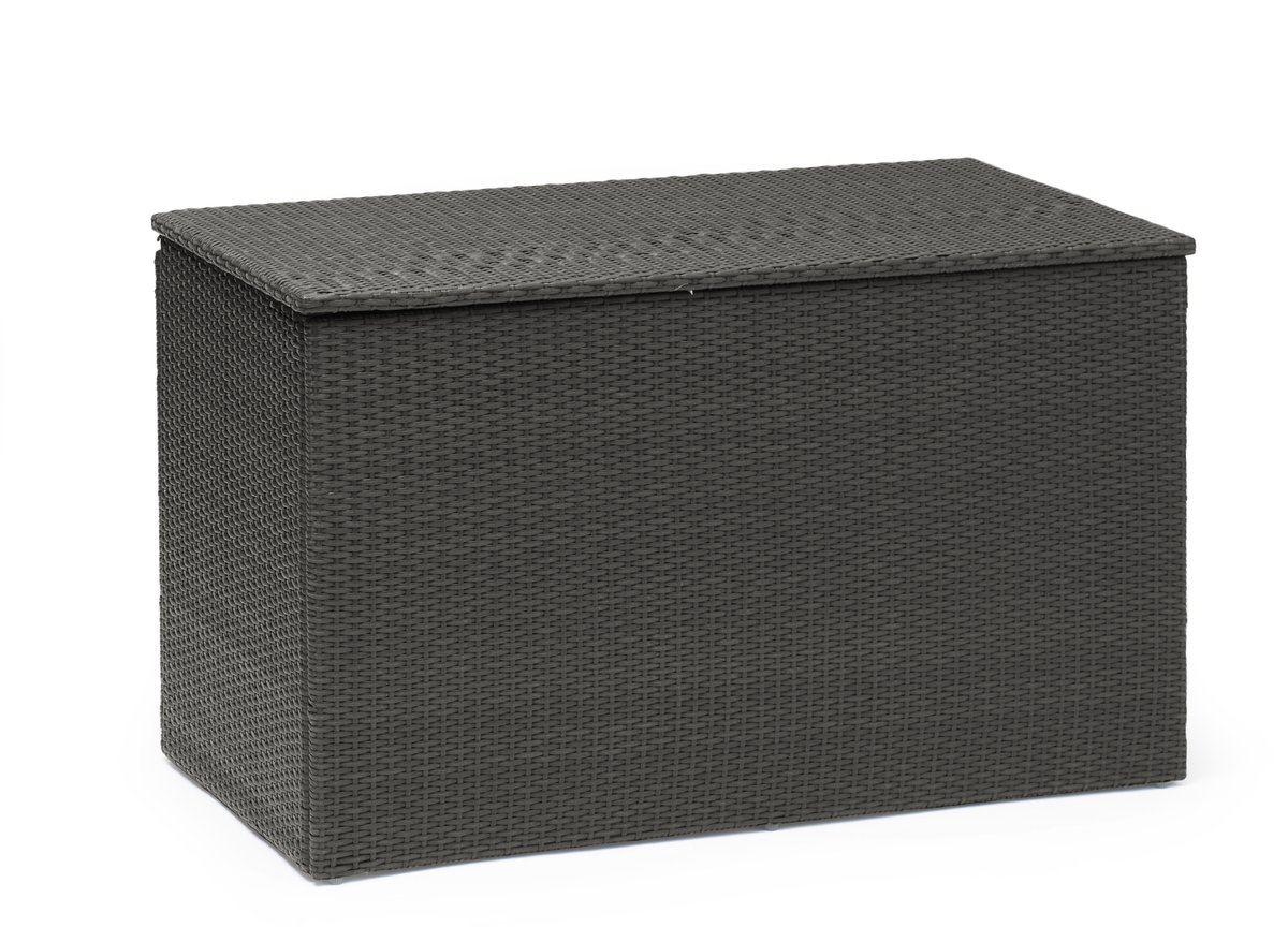 Madison Auflagenbox XL / Gartenbox 136x78x77 cm Polyrattan dunkelgrau