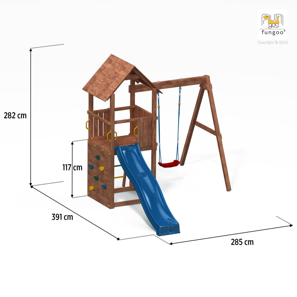 Fungoo Spielturm CAROL 2, kdi