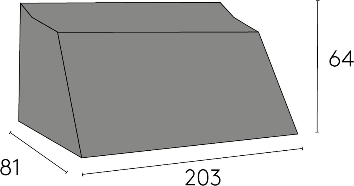 Schutzhüllen für Oxelunda Loungemöbel von Hillerstorp, schwarz