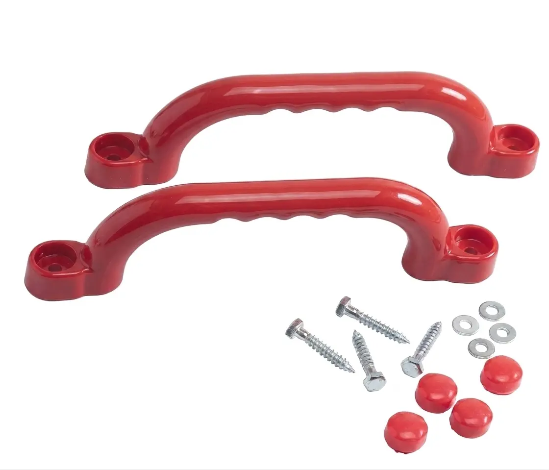 Handgriffe aus Kunststoff rot, 2 Stück/Packung