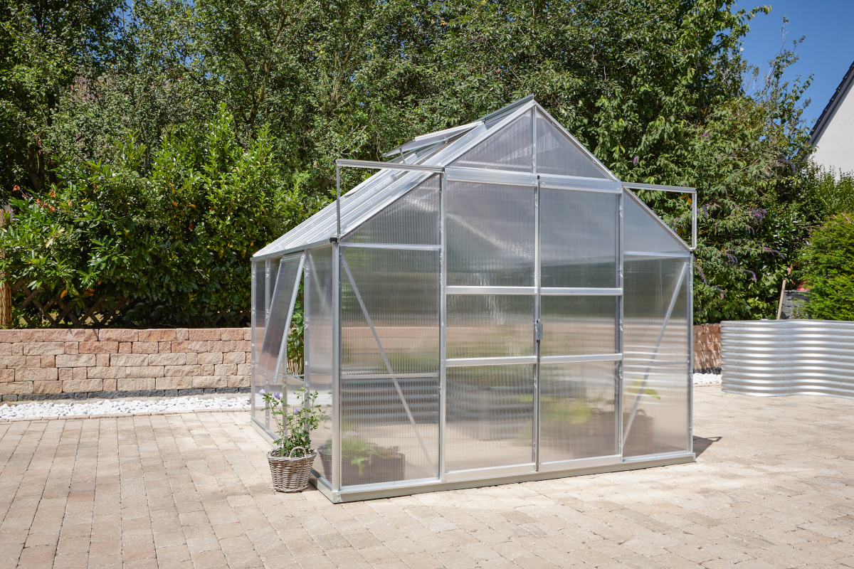 Vitavia Gewächshaus Meridian 2 6700 HKP 6mm, Alu eloxiert