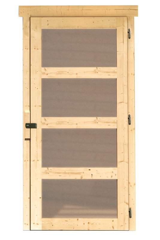 Gartenhaus Schwandorf 3, 213x217 cm, 19 mm Holz naturbelassen, Karibu