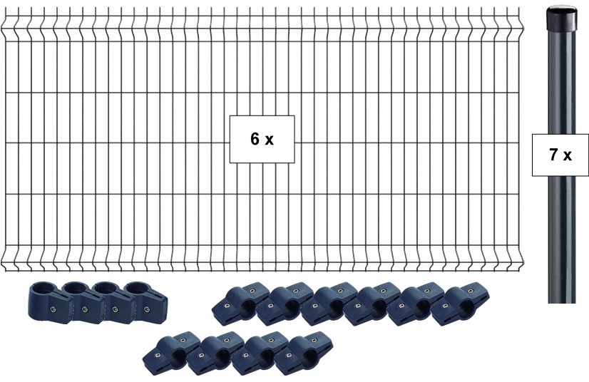 Zaunbundle STRATTON (Strong) Mattenzaun-Komplettset