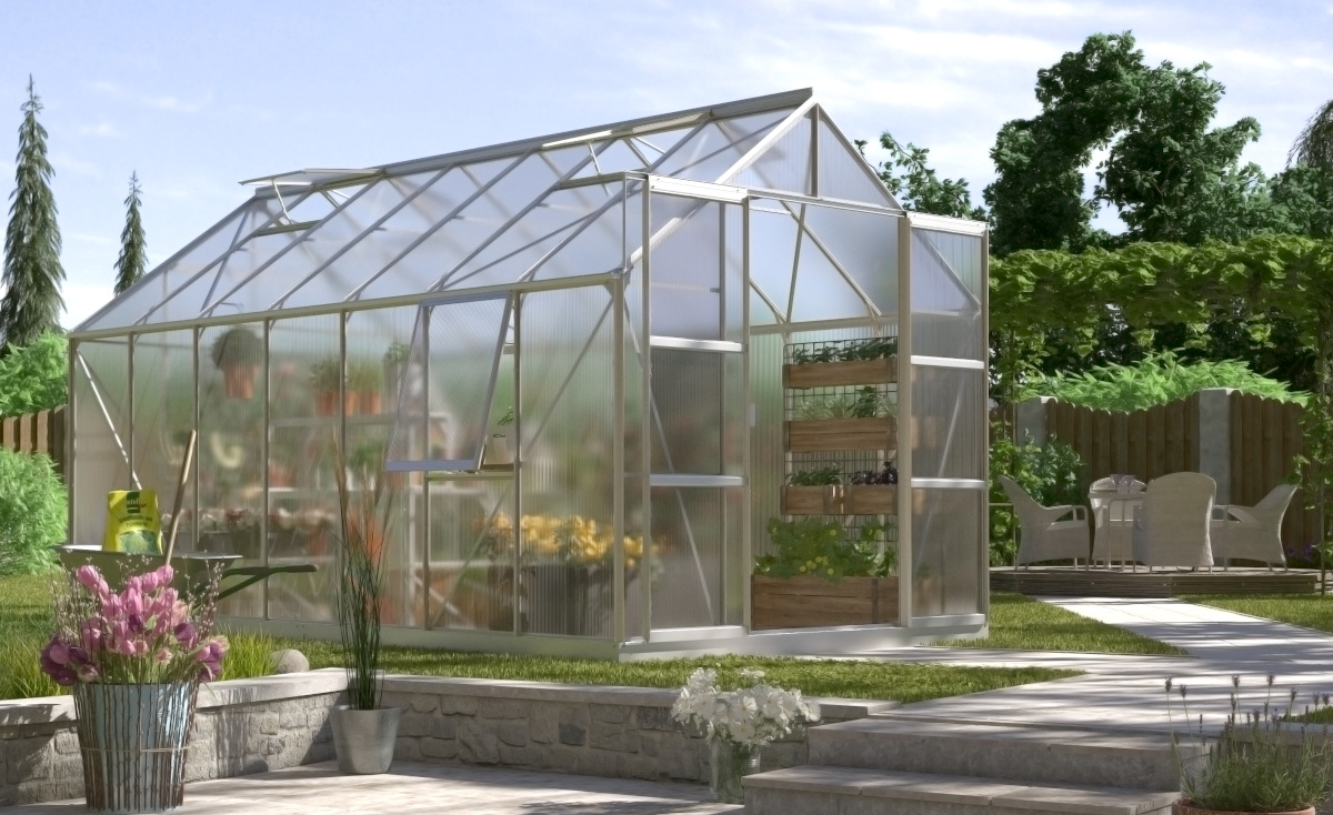 Vitavia Gewächshaus Jupiter 11500 HKP 4mm, alu