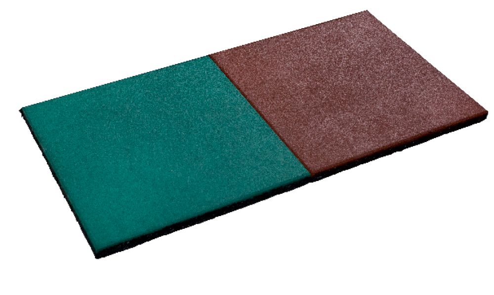 Fallschutzmatte, 1 Stück 50x50x2,5 cm grün