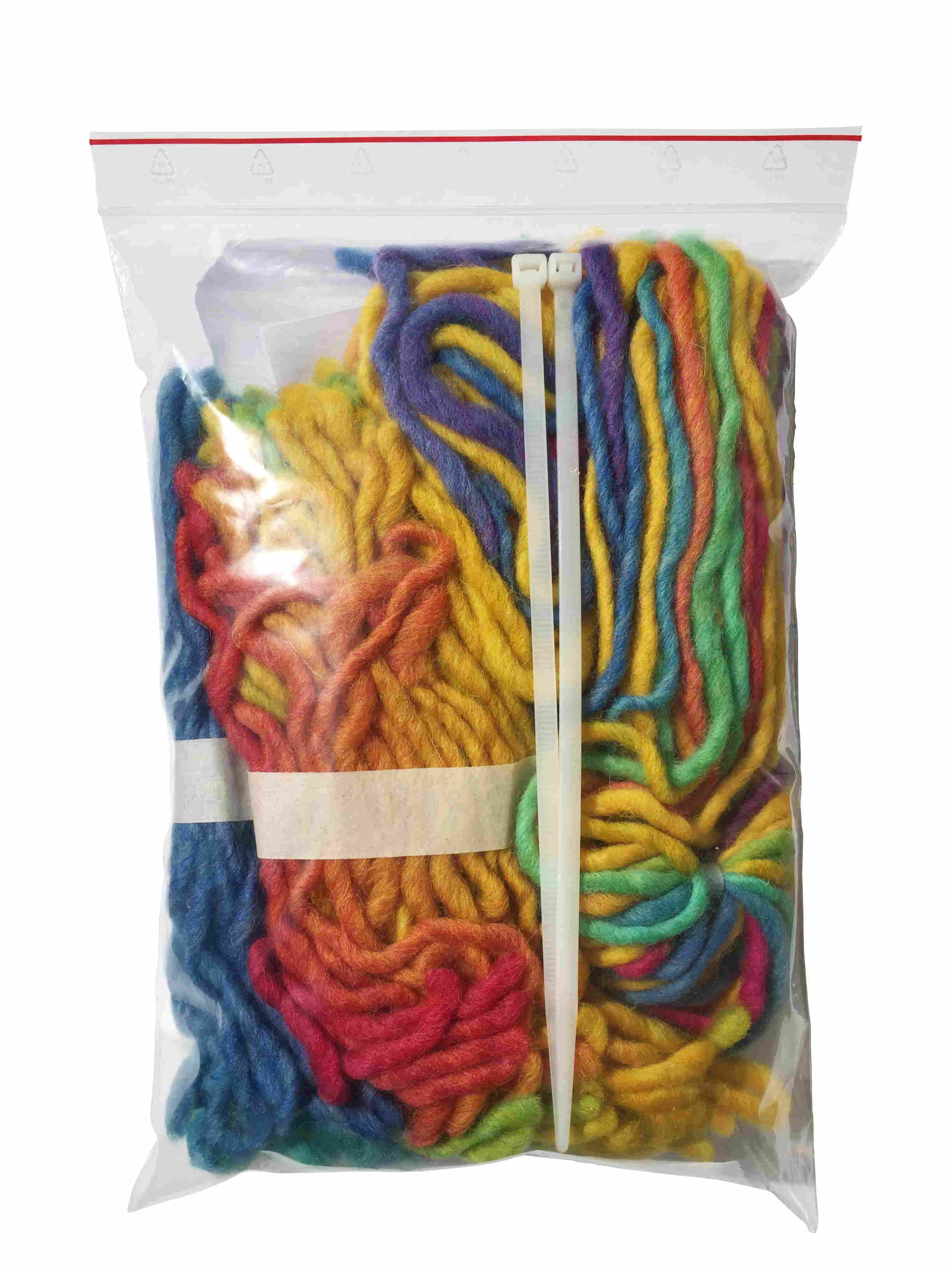 Ersatz-Set Mähne/Schweif für Gartenpferde, Regenbogen