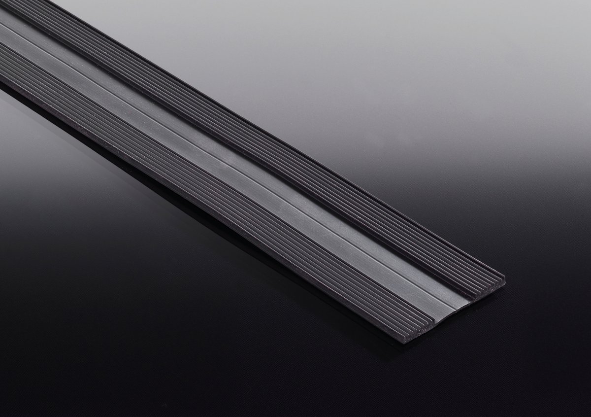 Rippenunterlegeband schwarz für Glas-Dachplatten, per Laufmeter