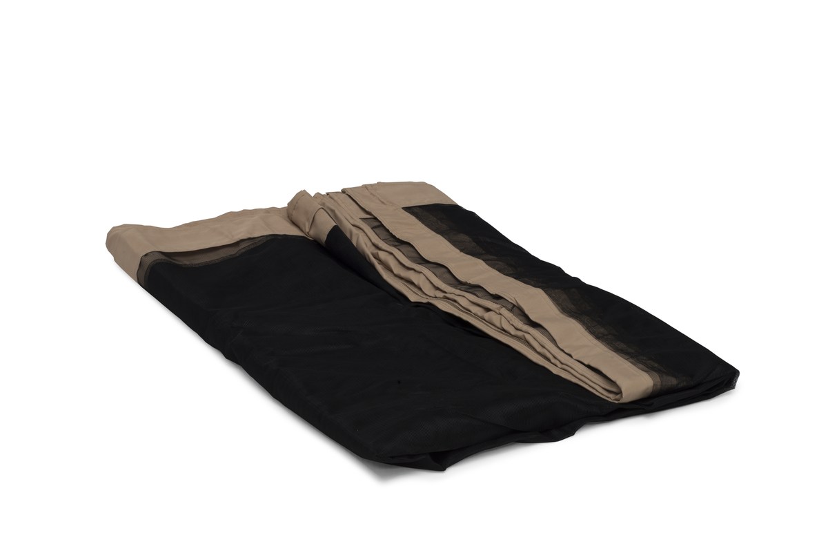 Moskitonetze für Pavillon 300x300 cm, 4er-Set dunkel-beige