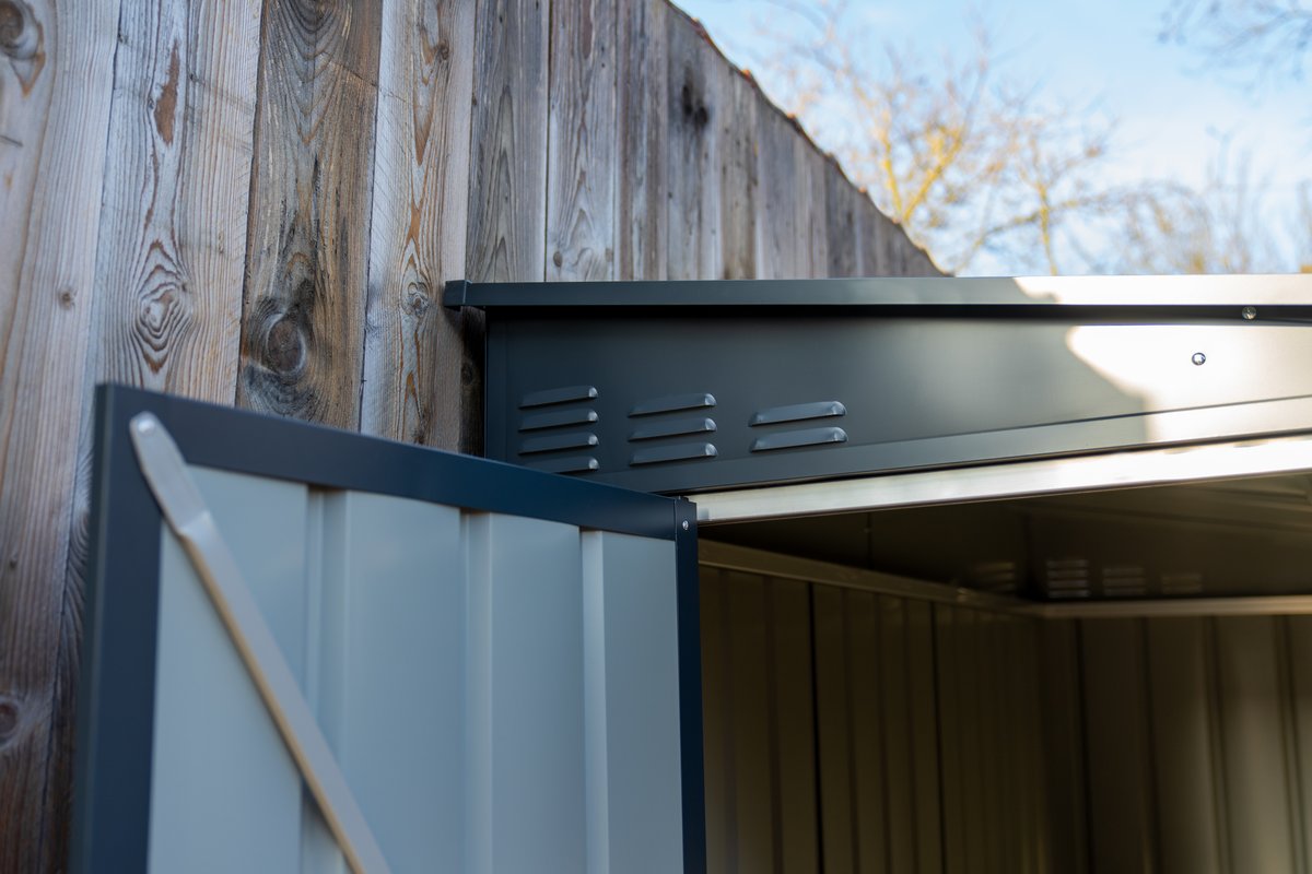 Anlehnhaus Wand-Zierde LeanTo 56, anthrazit 155 x 180 cm