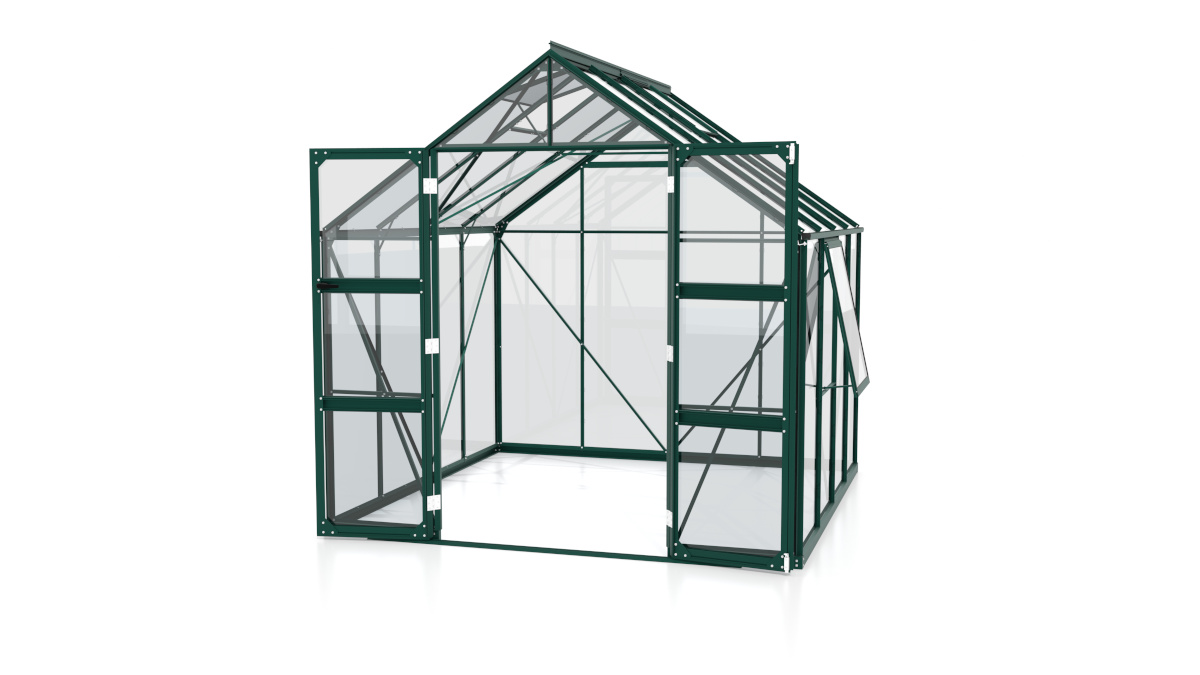 Vitavia Gewächshaus Olymp 6700 ESG3mm, smaragd