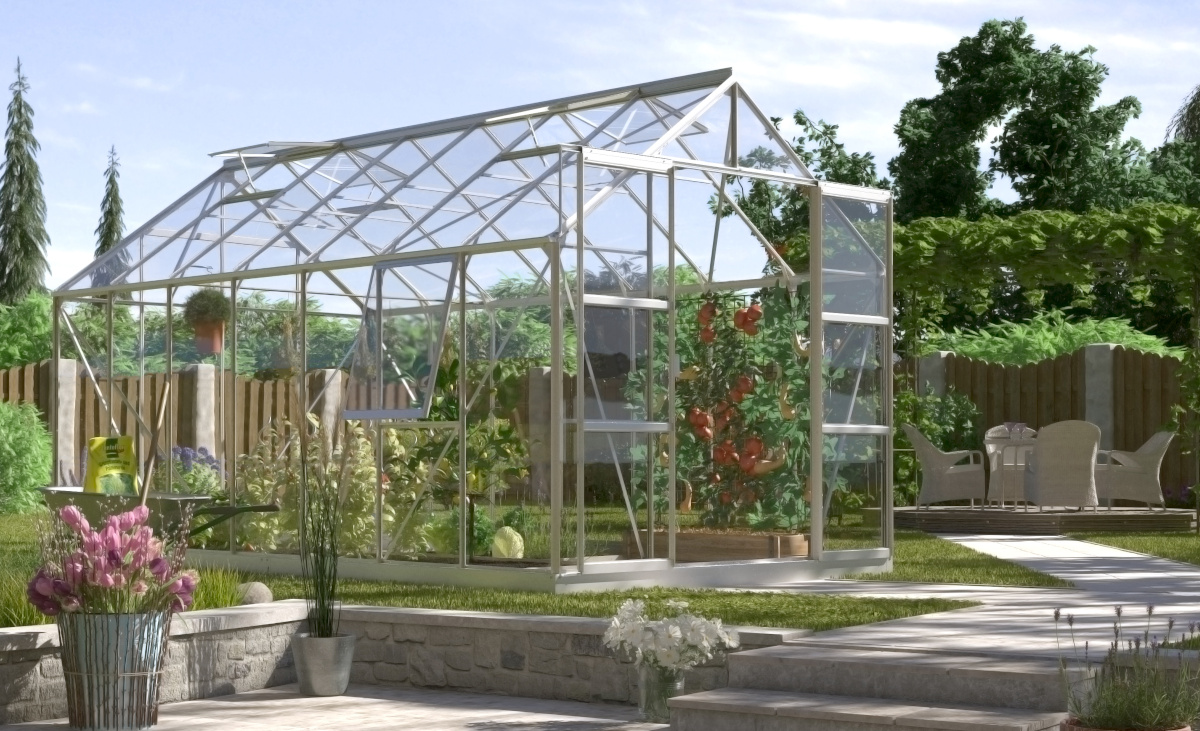 Vitavia Gewächshaus Jupiter 11500 ESG 3mm, alu